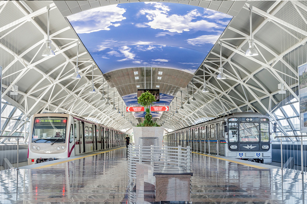 Sofia Airport metro station, 6