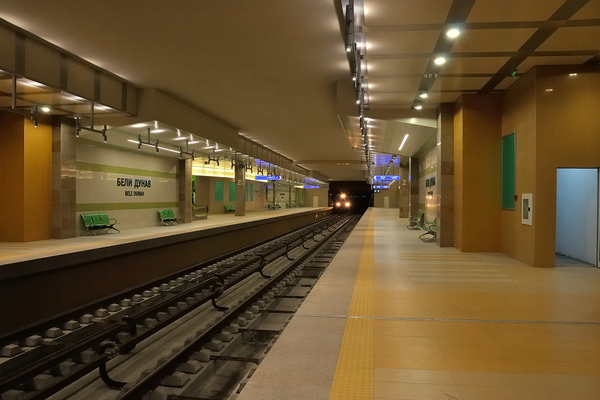 Beli Dunav metro station, 9