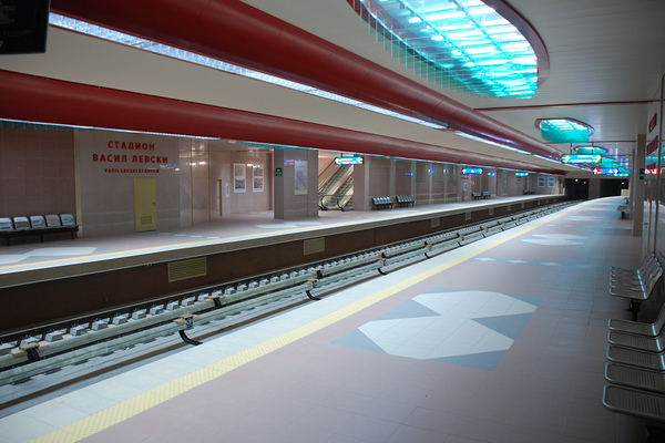 Vasil Levski Stadium metro station, 16