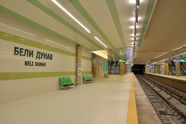 Beli Dunav metro station, 12
