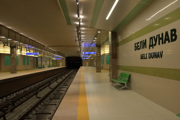 Beli Dunav metro station, 16