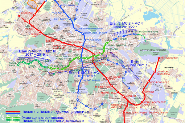 Dejstvasho Metro Metropolitan Sofia