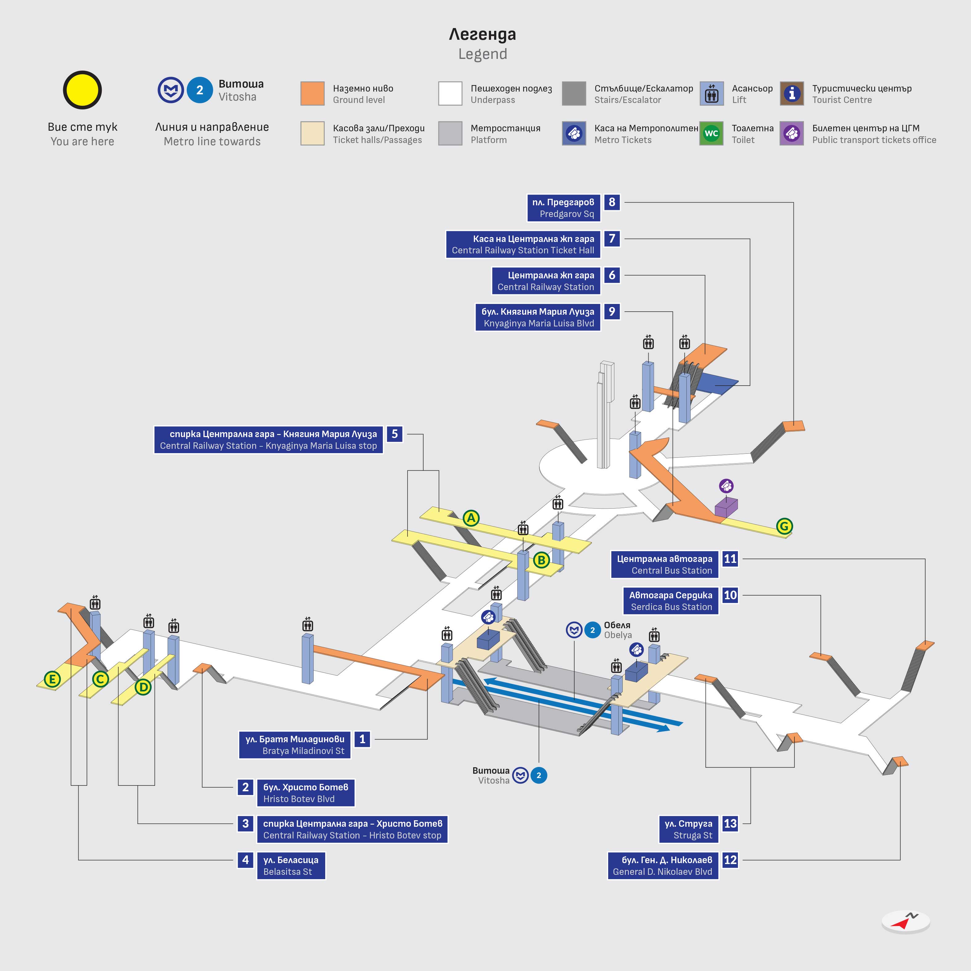 MS 206 Station layout